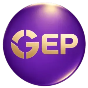 GEPAPP.NET official gaming platform logo with modern and dynamic design.